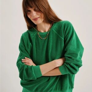 SUZIE KONDI Terry Samos Sweatshirt in Terry - Green
